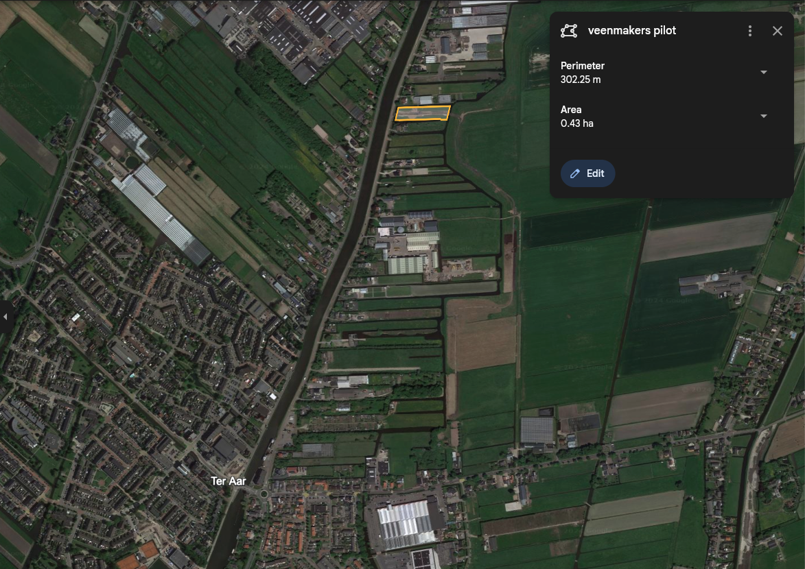 Veenmakers: Permanente CO2 verwijdering in Nederlandse bodem in Ter Aar (prijs op aanvraag)